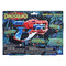 Nerf DinoSquad Raptor-Slash Dart Blaster, 6-Dart Rotating Drum, Slam Fire Action, 6 Official Nerf Elite Darts, Velociraptor Dinosaur Design