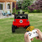 Mazam Jeep Kids Ride On Car with 12V Battery Twin Motors and Remote Control Red