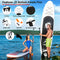 SereneLife Inflatable Stand Up Paddle Board (6 Inches Thick) with Premium SUP Accessories & Carry Bag | Wide Stance, Bottom Fin for Paddling, Surf Control, Non-Slip Deck | Youth & Adult Standing Boat