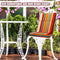 Chitidr 6 Pack High Back Outdoor Chair Cushions Bulk, Waterproof Sponge Foam Outdoor Rocking Chair Cushions, Outdoor Chair Cushion Seat and Back Patio Chair Pad for Indoor and Outdoor (Boho)