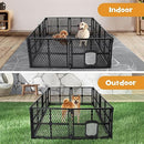 PaWz Pet Playpen Folding Dog Plastic Puppy Exercise Enclosure Fence 8 Panels