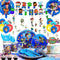 Toy Game Story Party Supplies,167pcs Toy Story Party Decorations&Tableware Set-Toy Story Party Banner Balloons Tablecloth Plates Napkins Cups etc Toy Story Theme Birthday Party Supplies for Kids Boys