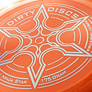 Indy - Dirty Disc (175 g) (Orange) Frisbee, Professional Frisbee Disc, Throwing Disc, Flying Disc, Sports Toy, Sports Game for Children and Adults