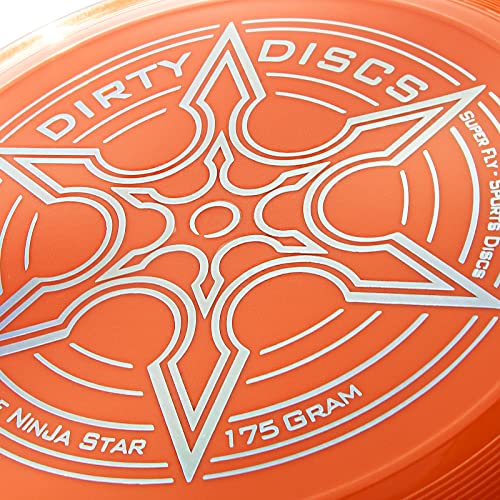 Indy - Dirty Disc (175 g) (Orange) Frisbee, Professional Frisbee Disc, Throwing Disc, Flying Disc, Sports Toy, Sports Game for Children and Adults