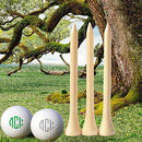 Dsenfurn 250 Pack Professional Bamboo Golf Tees 2-3/4 Inch - Stronger Than Wooden Golf Tees Biodegradable & Less Friction (2-3/4)