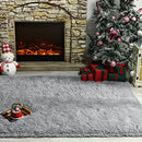 (1.2m x 1.8m, Grey) - Andecor Soft Fluffy Bedroom Rugs - 1.2m x 1.8m Indoor Shaggy Plush Area Rug for Boys Girls Kids College Dorm Living Room Home Decor Floor Carpet, Grey