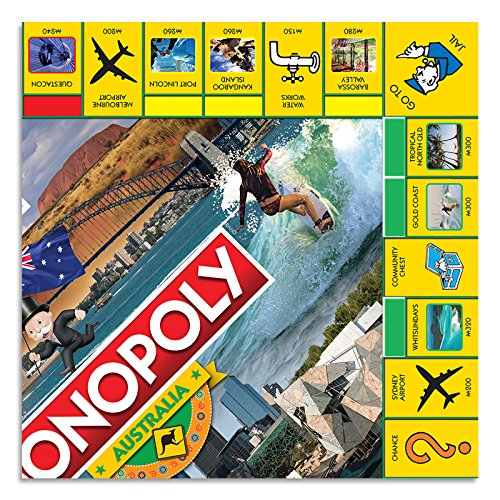 Monopoly - Australia Edition Game - 2 To 6 Players - Family Board Games And Toys For Kids, Boys Girls - Ages 8+