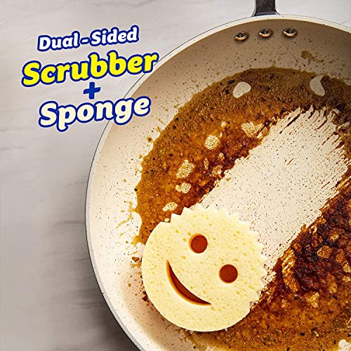Scrub Daddy Scrub Mommy Dual Sided Scrubber + Sponge, Pink
