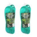 [2PK] Garden Greens 4Mx12M Garden Netting Green Anti Bird Protection Net Mesh Protect Seedlings Plants Flowers Fruit Trees Vegetables from Rodents Birds Deer Reusable Fencing