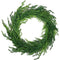 Jutom Christmas Norfolk Pine Wreath for Crafts Artificial Green Wreath Garland Faux Greenery Realistic Wreath Holiday Decoration for Christmas Seasonal Indoor Outdoor Home Decor DIY Gift Wrap (1 Pack)