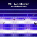 Mosquito Killer Lamp Insect Bug Zapper UV Light Outdoor Indoor Low Noise (30W Bug Lamp AU Plug)