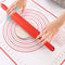 Plastic Handle Rolling Pin Non-Stick Silicone Rolling Pins,Mini Rolling Pin for Kids,Mini Silicone Rolling Pin,3 Pcs Rolling Pin Dough Roller,Silicone Rolling Pins Small Kitchen Dough Rolling Pins
