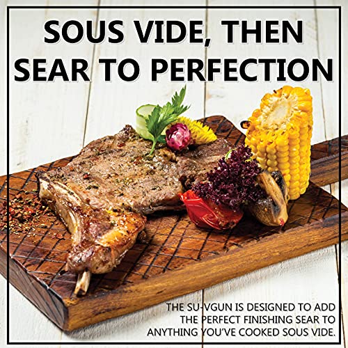 GrillBlazer Su-VGun Basic Grill & Culinary Torch - Charcoal Starter - Professional Cooking, Grilling and BBQ Tool - Handheld Blowtorch For Chefs, Men and Women Who Want the Best Tool for the Job