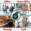 Professional Office Chair Wheels 10mm Stem - FIT IKEA Chairs ONLY - 3'' Replacement Rubber Chair Casters - Best Protection for Your Hardwood Floors Without Any Chair MATS