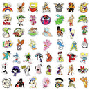 100 Pcs Cute Waterprof Vinyl Anime Stickers Sticker Packs for Kindle Water Bottle Laptop Hard Hat Skateboard Kids Teens Girls Boys Adults