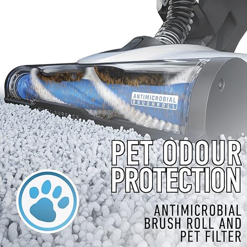Hoover ONEPWR Evolve Pet Cordless Vacuum, Low Noise, Rechargeable, Strong Suction Deep Cleans Carpet, Hard Floor Pet, Hair, Car, White