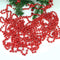 SHATCHI Metallic 24ft Hanging Bead Garland Christmas Tree Xmas Home Room Decor Party Tinsel String Chain – Red, Silver, Gold