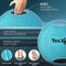 Yes4All EBGL Plastic Wobble Balance Board, 40 cm Surface Balance Board for Standing, Core Training, Gym Home Workout (Sky Blue)