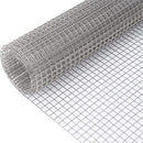 Hardware Cloth Wire Fence Roll, 30CM X 6M Galvanized Garden Fence Chicken Wire Mesh Roll Welded Mesh for Poultry Netting Cage Garden Protection Plants Supports