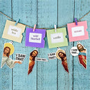 8 Pack Jesus I Saw That Car Air Fresheners Funny Hanging Air Fresheners Car Fresheners for Men Air Fresheners for Cars Cute Car Mirror Freshener Car Mirror Scented Hanging Accessories for Men Woman