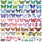 Temporary Tattoo,Butterfly Tattoos for Kids/Women, 100 Pcs Colorful & Waterproof Butterfly Temporary Stickers for Party Favors/Gifts/Decoration