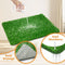 LOOBANI Dog Grass Pee Pads, Artificial Turf Pet Grass Mat Replacement for Puppy Potty Trainer Indoor/Outdoor Use - Set of 2 (14"x18")