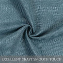 MIULEE 2 Panels Linen Curtains 90 Inches Long Blackout Curtain Panels for Bedroom/Living Room Curtain Drapes Thermal Insulating Texture Grommet Top-Eggshell Blue