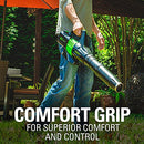 Greenworks 80V (145 MPH / 580 CFM / 75+ Compatible Tools) Cordless Brushless Axial Leaf Blower, Tool Only