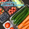 Fridge Clear Organizer Bins Stackable - 10 Pack Refrigerator Organizer Bins with Lids, BPA-Free Produce Fruit Storage Containers for Storage Clear for Food, Drinks, Vegetable Storage