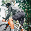 Mountain Bike Shorts for Men with 3D Padded Cycling MTB Shorts, Lightweight Loose Fit Bicycle Underwear Shorts, Grey + Detachable Underwear, X-Large