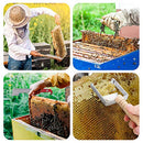 Time wave 19 Pcs Beekeeping Supplies Tools Kit for Beekeeper Necessary Bee Hive Supplies, Professional Beekeeping Starter Tool Kit with Large Jacket, Beehive Kit, Bee Smoker Kit, Hive Tools