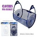 Laundry Plastic Pegs Hanging Basket Bags Holders Storage Clothes Washing Clip
