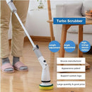 4000Mah Electric Spin Scrubber AU Power Adapter Rechargeable Battery, 360 Rotation Automatic Clean Tools,Bathroom Broom with 4 Replaceable Cleaning Brush Heads Cleaning Window Tub,Tile,Floor, Bathtub