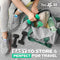 Yes4All Neoprene Dumbbells Set of 1-Pair: 5 lbs (10 lbs Total) - ²DXD3Z, B1-Dark Green-5 lbs (Pair)