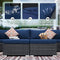 FINCATI 14Pack Patio Cushion Covers Replacement,Outdoor Patio Sectional Cushion Covers,27x27 inch Outdoor Sofa Replacement Cushions Covers for Furniture Seat Chair Pillow,Only Cover Navy Blue