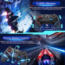 [2023 New Version] CuleedTec Wireless Switch Controller, Switch Pro Controller Remote Gamepad Compatible with Switch/Lite/OLED, with 6-Axis Gyro, Dual Motors, Wake-up and Turbo Function