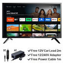 ENGLAON 24″ HD Android11 Smart LED 12V TV with Built-in Bluetooth 5.0 & Chromecast for Caravan Motorhome RV