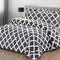 (Queen, Grey) - Printed Comforter Set (Grey, Queen) with 2 Pillow Shams - Luxurious Soft Brushed Microfiber - Goose Down Alternative Comforter by Utopia Bedding