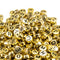 Zsail Letter Beads 1000pcs Acrylic Alphabet Letter Beads A-Z Letter for Jewelry Making (Gold)