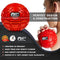 Muscle Max Massage Ball - Therapy Ball for Trigger Point Massage - Deep Tissue Massager for Myofascial Release - Mobility Ball for Exercise & Recovery (Fire Red)