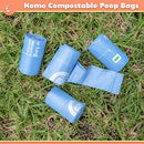 Zenify Pets Compostable Dog Poo Bags (420 Bags) - Certified Compostable Biodegradable Waste - Australian Owned