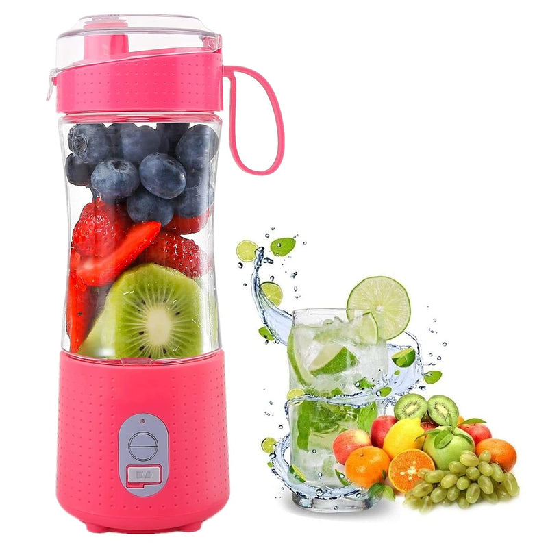 AIKIDS Portable Blender Juicer - 380ML Personal Size Blenders for Smoothies and Shakes, Stronger and Faster Mini Fruit Mixing Machine USB Rechargeable for Sports, Office, Travel, Gym and Outdoors