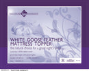 Double Mattress Topper - 100% Goose Feather