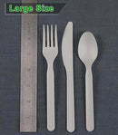 GreenWorks 100% Biodegradable Compostable CPLA Cornstarch Disposable Cutlery FORKS100 Ct 7 Heavyweight Utensils Flatware Forks