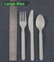 GreenWorks 100% Biodegradable Compostable CPLA Cornstarch Disposable Cutlery FORKS100 Ct 7 Heavyweight Utensils Flatware Forks