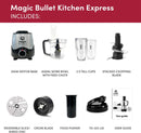 NutriBullet Magic Kitchen Express, Food Processor & Chopper 250w, Black