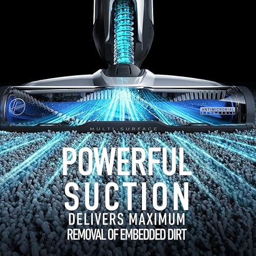 Hoover ONEPWR Evolve Pet Cordless Vacuum, Low Noise, Rechargeable, Strong Suction Deep Cleans Carpet, Hard Floor Pet, Hair, Car, White