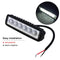 2 x 6inch 18W LED Work Light Bar Driving Lamp Flood Truck Offroad MINING UTE 4WD - Coll Online