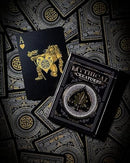 Gent Supply Mythical Creatures - Black Silver & Gold Edition Playing Cards by Co