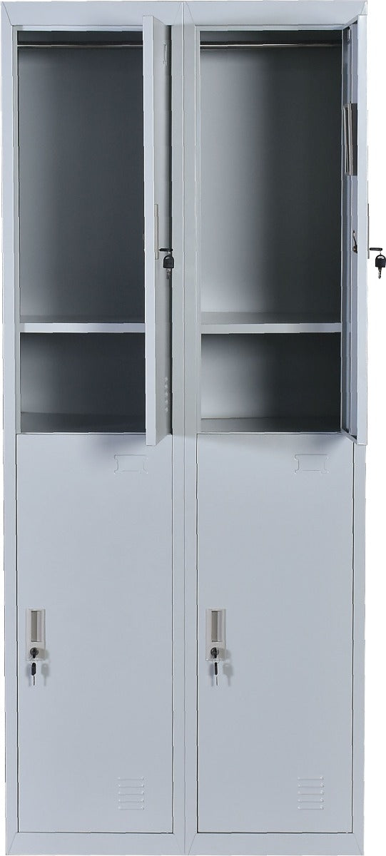 Four-Door Office Gym Shed Storage Locker